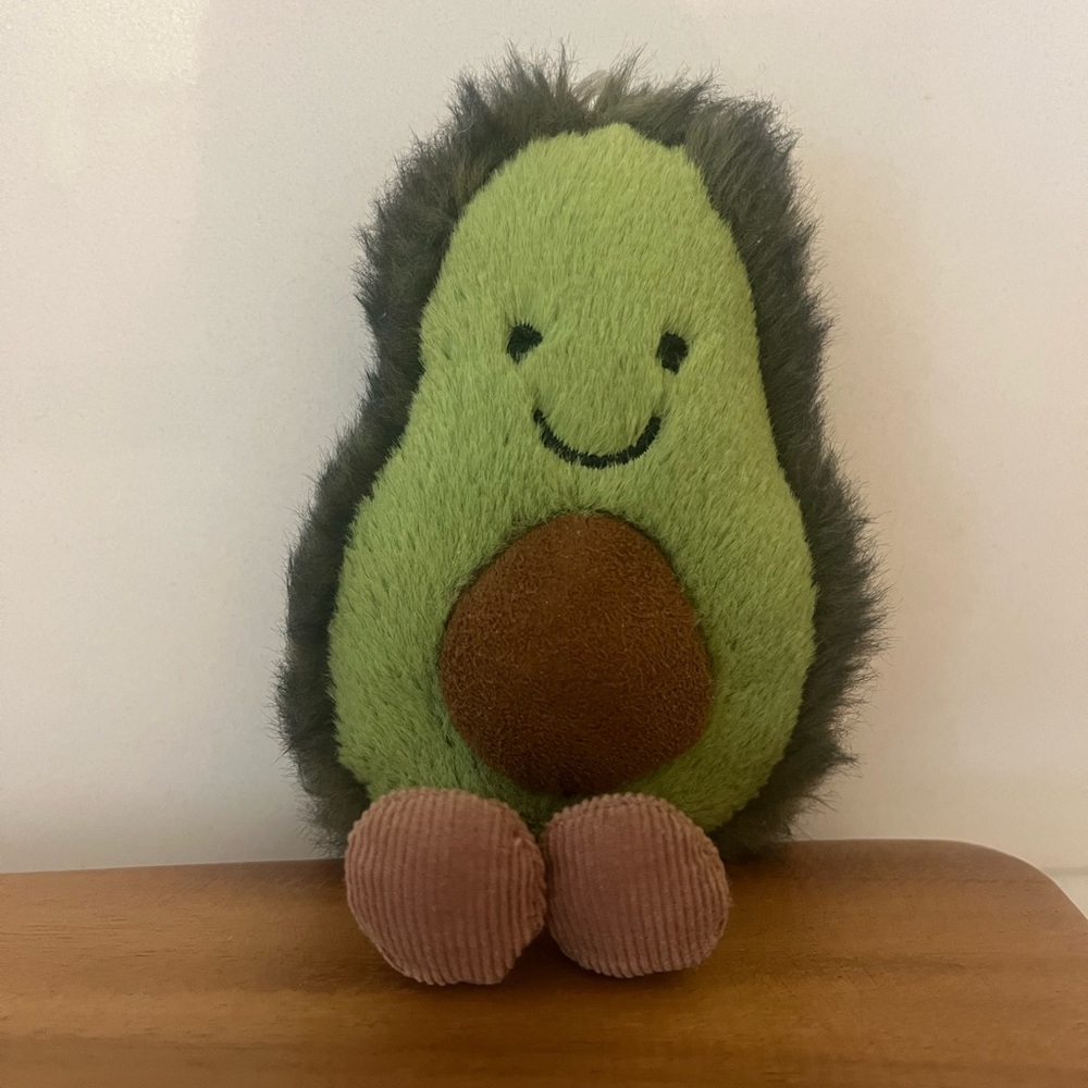 Avocado Jellycat Keychain